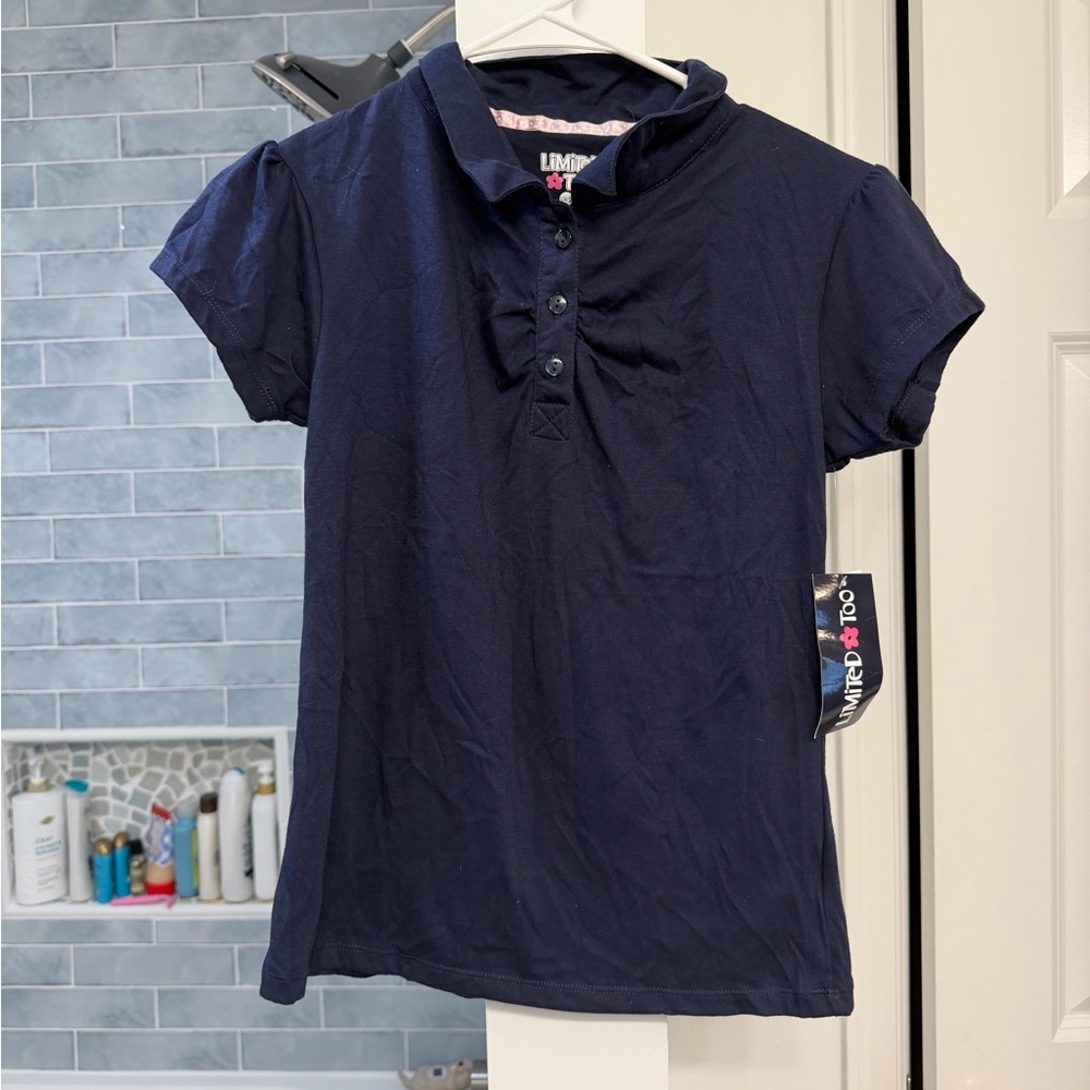 Limited Too Dark Blue Kids Polo Shirt
